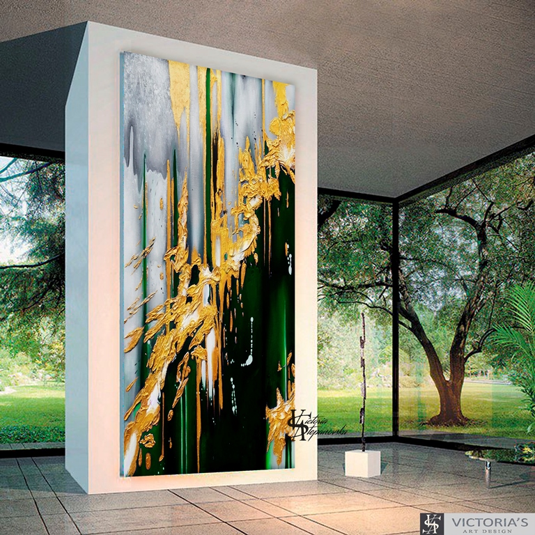Extra Large Original Oil Painting Abstract Modern On Canvas - Victoria ...